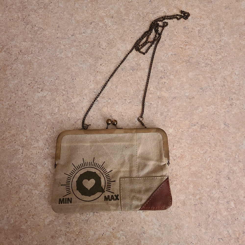 Mona B Min Max Clutch with Detachable Chain